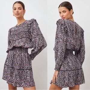 RAILS Faren Dress Midnight Meadow in Floral Print M